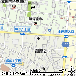 東和銀行本庄支店 ＡＴＭ周辺の地図