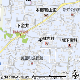 長野県松本市里山辺新井1553-15周辺の地図