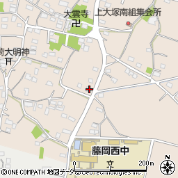 群馬県藤岡市上大塚911周辺の地図