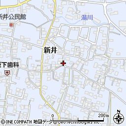 長野県松本市里山辺新井1499-3周辺の地図