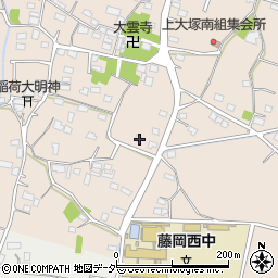 群馬県藤岡市上大塚910-4周辺の地図