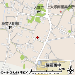 群馬県藤岡市上大塚909-2周辺の地図