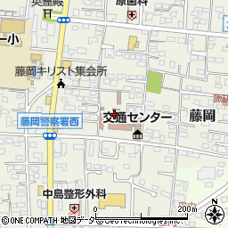 藤岡警察署周辺の地図