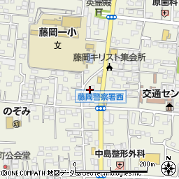 セブンイレブン藤岡芦田町店周辺の地図