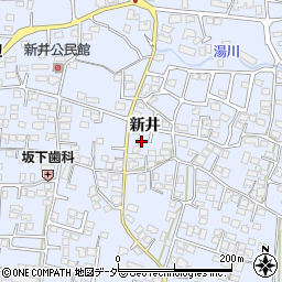 長野県松本市里山辺新井1504周辺の地図