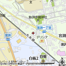 松本法祥苑周辺の地図