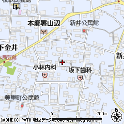 長野県松本市里山辺新井1535-6周辺の地図