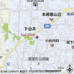 長野県松本市里山辺新井1550周辺の地図