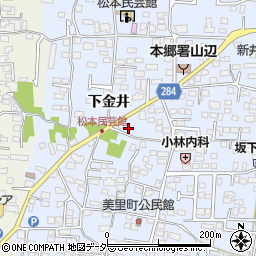 長野県松本市里山辺新井1551周辺の地図
