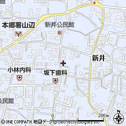 長野県松本市里山辺新井1517周辺の地図