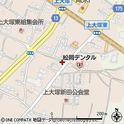 群馬県藤岡市上大塚442-3周辺の地図