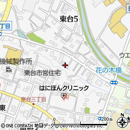 藤和コーポ東台１周辺の地図
