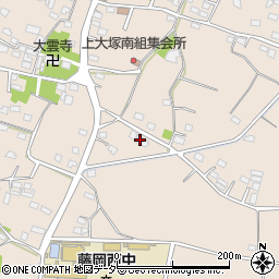 群馬県藤岡市上大塚490周辺の地図