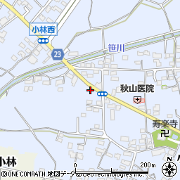 群馬県藤岡市小林351-7周辺の地図