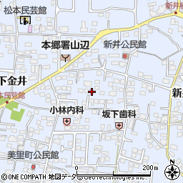 長野県松本市里山辺新井1538-7周辺の地図