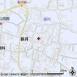 長野県松本市里山辺新井1799周辺の地図