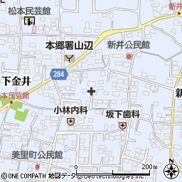 長野県松本市里山辺新井1538-3周辺の地図