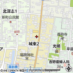 松本城東郵便局 ＡＴＭ周辺の地図