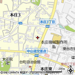 カギの１１０番・本庄早稲田周辺の地図