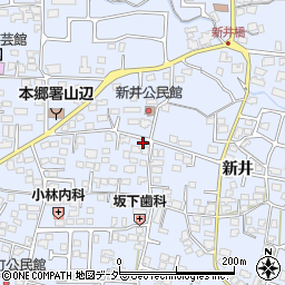 長野県松本市里山辺新井1527周辺の地図