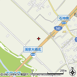 長野県佐久市中込石神周辺の地図