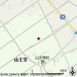 茨城県筑西市山王堂225周辺の地図
