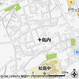 長野県松本市島内松島周辺の地図
