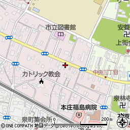 ふくしま製菓舗周辺の地図