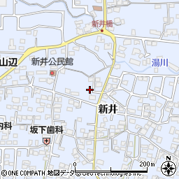 長野県松本市里山辺新井1488周辺の地図