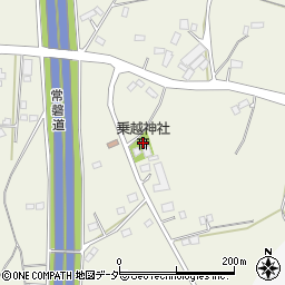 乗越神社周辺の地図