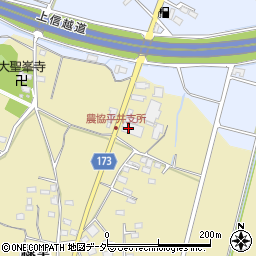 ＪＡたのふじ平井周辺の地図