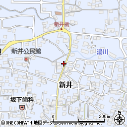 長野県松本市里山辺新井1490-5周辺の地図