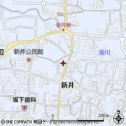 長野県松本市里山辺新井1490周辺の地図
