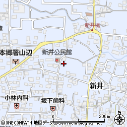 長野県松本市里山辺新井1483周辺の地図