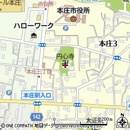 円心寺周辺の地図