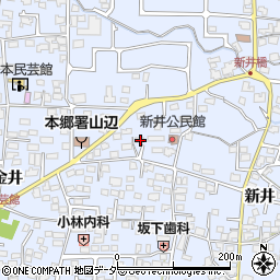 長野県松本市里山辺新井1448周辺の地図