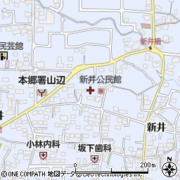 長野県松本市里山辺新井1447周辺の地図