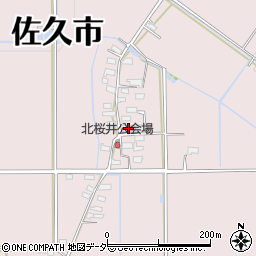 長野県佐久市桜井834-1周辺の地図