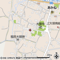 群馬県藤岡市上大塚886周辺の地図