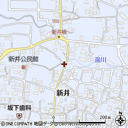 長野県松本市里山辺新井1491周辺の地図