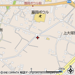 群馬県藤岡市上大塚407周辺の地図