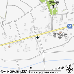 茨城県結城市大木465周辺の地図