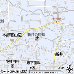 長野県松本市里山辺新井1451周辺の地図