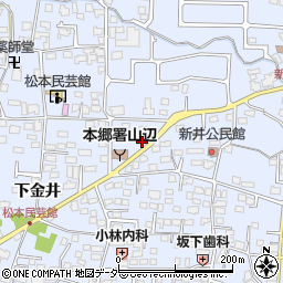 長野県松本市里山辺新井1437周辺の地図