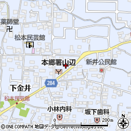 長野県松本市里山辺新井1379周辺の地図
