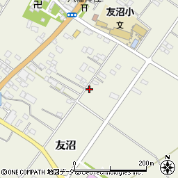 栃木県下都賀郡野木町友沼374周辺の地図