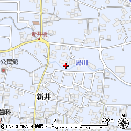 長野県松本市里山辺新井1038-3周辺の地図