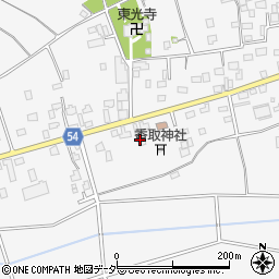 茨城県結城市大木476周辺の地図