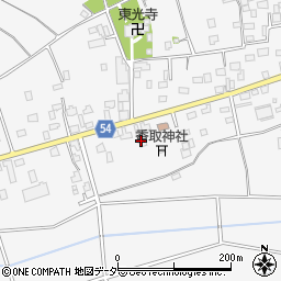 茨城県結城市大木476周辺の地図