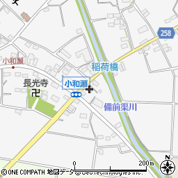 埼玉県本庄市小和瀬3周辺の地図